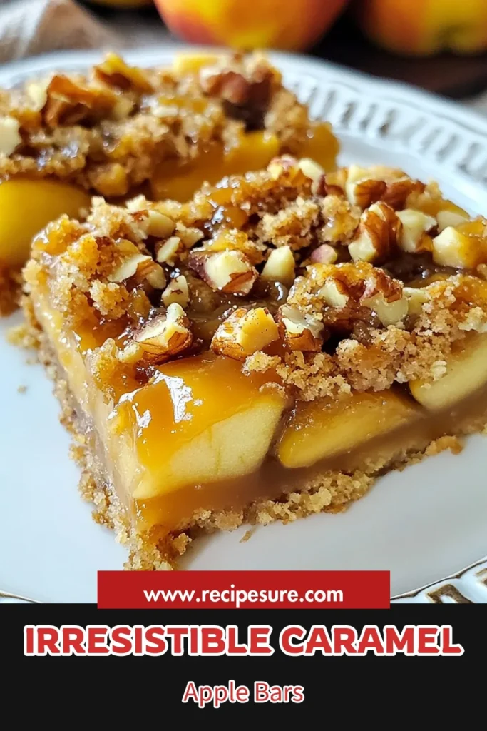 Indulge in these delicious caramel apple crumb bars, the perfect addition to your apple dessert recipes collection. With easy caramel desserts made using homemade caramel sauce, even novice bakers will impress their guests. These crumb bar recipes are a hit for any occasion! Get ready to bake and savor each bite. Save this recipe for a tasty treat that everyone will love! #CaramelAppleCrumbBars #EasyDesserts #AppleRecipes #HomemadeCaramel