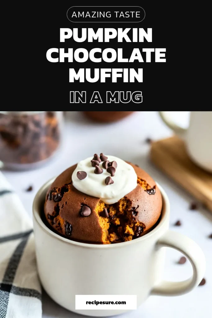 Indulge in this delicious Chocolate Chip Pumpkin Mug Cake, the perfect blend of fall flavors and chocolatey goodness! This easy recipe is one of the best Microwave Mug Cake Recipes you’ll find and makes a delightful addition to your collection of Easy Pumpkin Desserts. Ready in under 5 minutes, this Quick Chocolate Mug Cake is ideal for satisfying your sweet tooth this season. Treat yourself and save this recipe for your next fall dessert craving! #PumpkinDesserts #MugCake #FallBaking #EasyRecipes