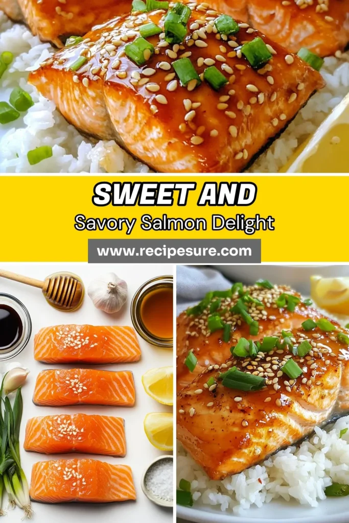 Discover the deliciousness of Honey Garlic Salmon with this easy baked salmon recipe that is perfect for busy weeknights. In just 30 minutes, enjoy a healthy salmon dinner featuring a rich honey garlic marinade and sesame seed topping. Marinate for maximum flavor and serve with lemon for an irresistible meal. Pin this recipe to make your dinner planning effortless! #HoneyGarlicSalmon #EasyBakedSalmon #HealthySalmonMarinade #SesameSalmonRecipe