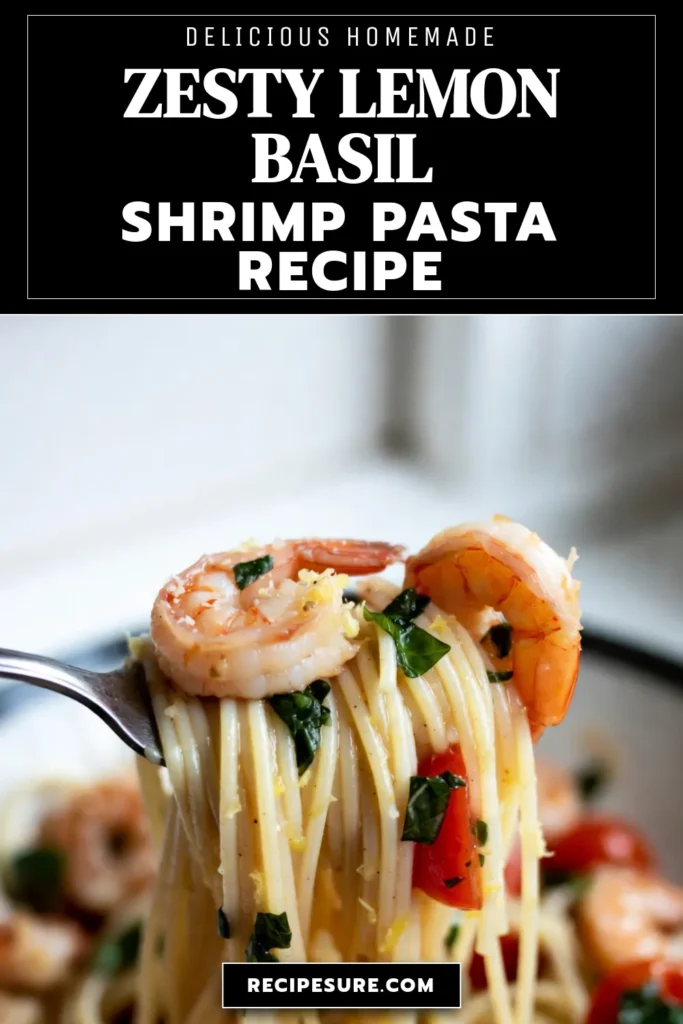 Indulge in this delicious Lemon Basil Shrimp Pasta that’s sure to impress! This easy shrimp linguine recipe combines succulent shrimp with a delightful lemon garlic shrimp sauce, cherry tomatoes, and fresh basil for a vibrant, fresh basil pasta dish. Perfect for a quick weeknight dinner, it's ready in just 20 minutes! Try this lemon basil shrimp pasta today and save for later! #ShrimpPastaRecipe #EasyShrimpLinguine #LemonGarlicShrimp #FreshBasilPastaDish
