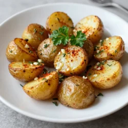 Herb Garlic Roasted Potatoes Savory and Simple Delight